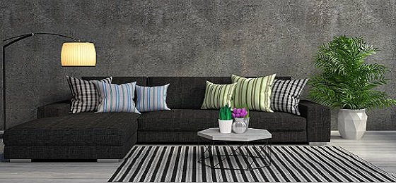Simple L Shape Sofa in Dubai