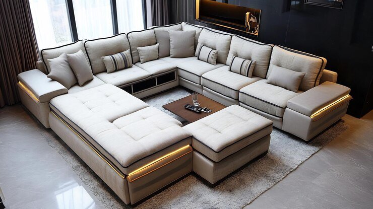 U-Shaped Pit-Style Sofas